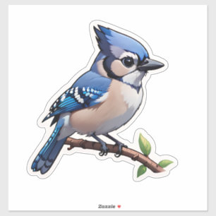 Pegatina Jay Bird Azul