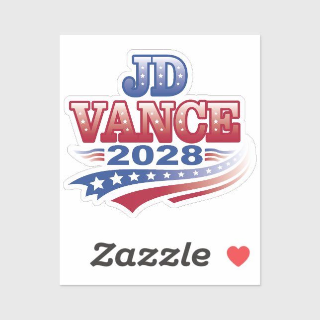 Pegatina JD Vance 2028 (ssol) (Hoja)