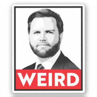 Pegatina JD Vance es WEIRD