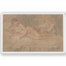 Pegatina Jean-Antoine Watteau - El remedio