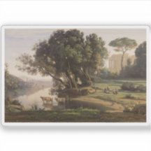 Jean-Baptiste-Camille Corot - Paisaje italiano