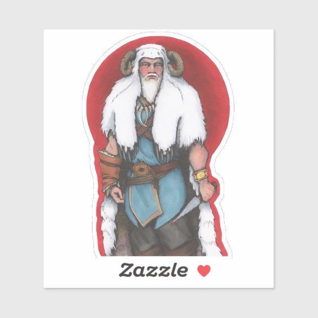 Pegatina Jefe de Barbarie (Hoja)