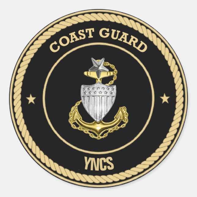 Pegatina Jefe de la Guardia Costera (Anverso)