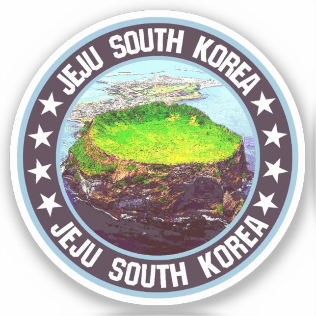 Pegatina Jeju (Anverso)