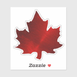 Pegatina jello de la hoja de arce