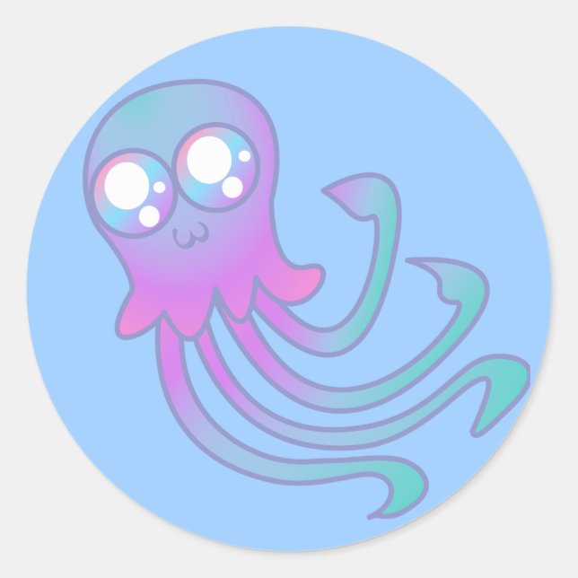 Pegatina Jellyfish (Anverso)