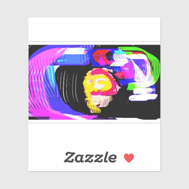 Pegatina Jellyfish wave fun (Hoja)