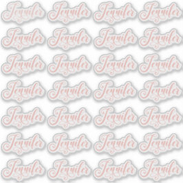 Pegatina Jennifer decorativa rosa dorado Rosa 28 Individual