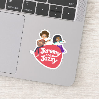 Pegatina Jeremy y Jazzy Sticker