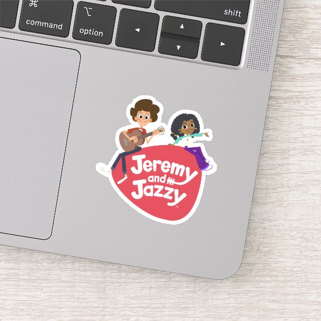 Pegatina Jeremy y Jazzy Sticker (Detalle)