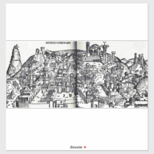 Pegatina Jerusalén durante el reinado de Salomón