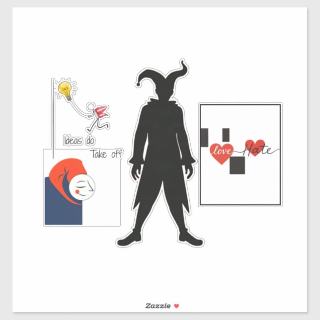 Pegatina Jester Patch (Hoja)