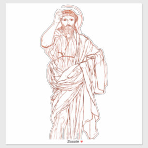 Pegatina Jesucristo de Nazaret Hijo de Dios