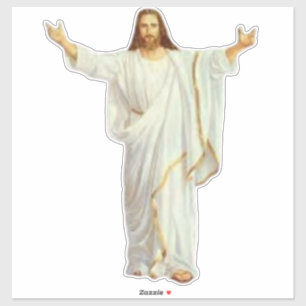 Pegatina Jesucristo, Redentor Salvador Señor Dios, Religios