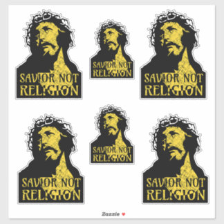 Pegatina Jesucristo - Salvador no religión