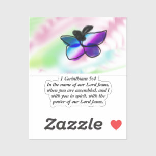 Pegatina jesus con nosotros