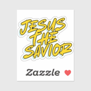 PEGATINA JESÚS EL SAVIOR