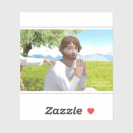 Pegatina Jesús en el jardín ( Getsemani )