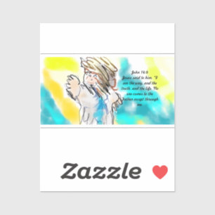 Pegatina Jesús es el camino