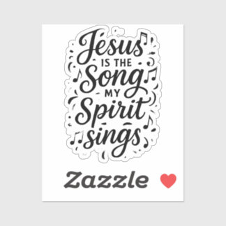 Pegatina Jesús es la Canción 