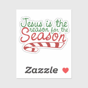 Pegatina Jesús es la Razón de la Temporada