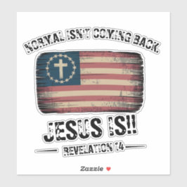 Pegatina Jesús Está Regresando