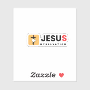 Pegatina Jesús mi salvación