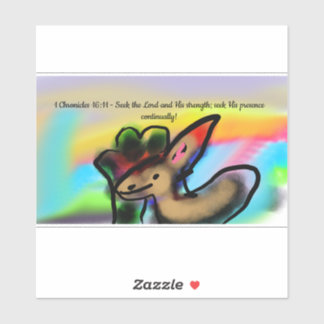 Pegatina Jesus strength