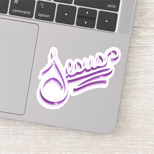 Pegatina Jesus Urban Street Lettering Proverbs (Detalle)