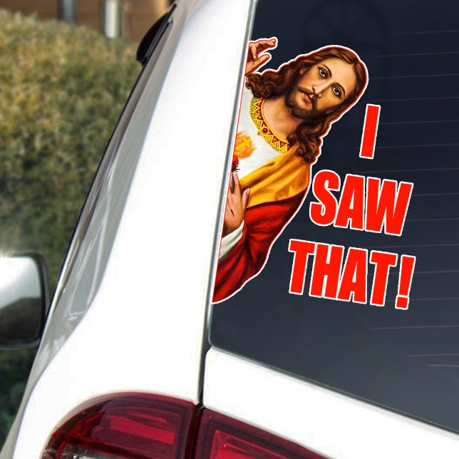 Pegatina jesus vi ese meme (Subido por el creador)