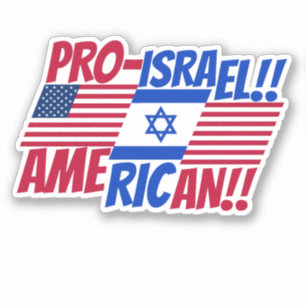 PEGATINA JEWISH-AMERICANO