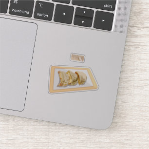 Pegatina Jiaozi / ilustracion personalizado chino de bolas 
