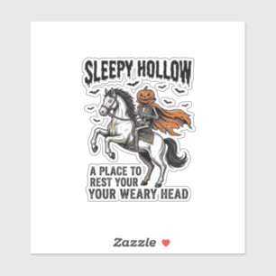 Pegatina Jinete sin Cabeza de Sleepy Hollow Halloween Vinta