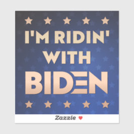 Pegatina Joe 2020 - Estoy Ridin' con Biden