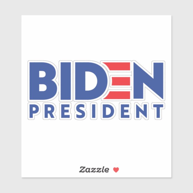 Pegatina Joe Biden 2020 Biden para presidente (Hoja)