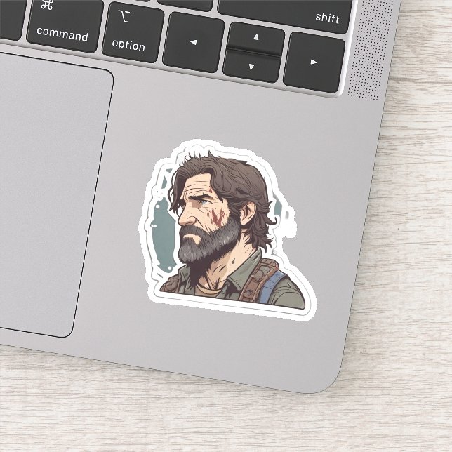 Pegatina Joel Miller Badass (Detalle)