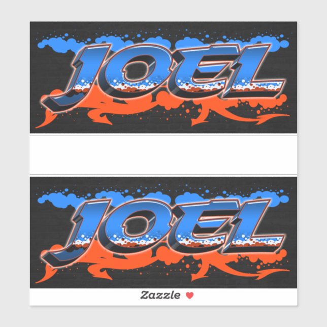 Pegatina Joel Vorname Name Graffiti Aufkleber Sticker (Hoja)
