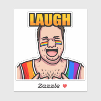 Pegatina JoeMLyman Laugh