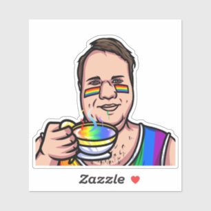 Pegatina JoeMLyman Rainbow Mug