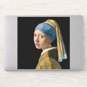 Pegatina Johannes Vermeer, Chica de Pearl Earring
