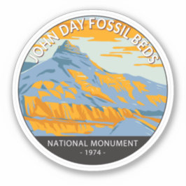 Pegatina John Day Fossil Beds National Monument Oregon