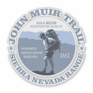 Pegatina John Muir Trail (BG)
