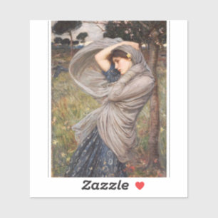 Pegatina John William Waterhouse - Boreas