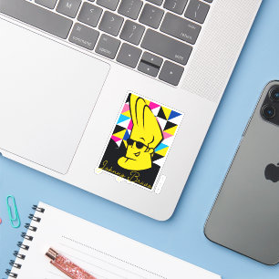 Pegatina Johnny Bravo Pop Art Graphic