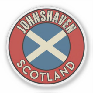 Pegatina Johnshaven, Escocia