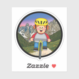 Pegatina Jolly Mountain Biker