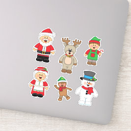 Pegatina JollyKins Claus And Company (Conjunto de 6)