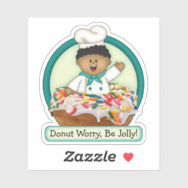 Pegatina JollyKins Donut Green