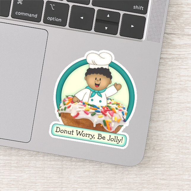 Pegatina JollyKins Donut Green (Detalle)