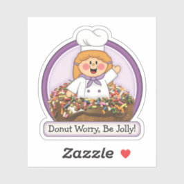 Pegatina JollyKins Donut Purple